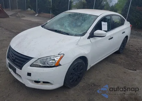 2015 Nissan Sentra Fe+ S/S/Sl/Sr/Sv z USA, uszkodzony, nr VIN 3N1AB7AP6FY257796